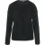 Gebreide top met textuur in zwart met lange mouwen
