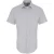 Premier Heren Poplin Stretch Overhemd met Korte Mouwen (Zilver)