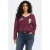 ONLY CARMAKOMA Carkia top Plus Size – donkerrood