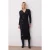 TRENDYOLMİLLA Dames Zwart Effen Midi Lang Avond / Dagelijks Bodycon Jurken