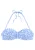 VIVANCE Bikinitop  blauw / wit