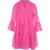 Devotion Twins Symbol Midi Dress Voile Fushia