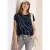 Cecil Dames Shirt met ronde hals en frontprint in Blauw