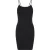 Urban Classics Dames/Dames Jersey Stretch Slim Dress (Zwart)