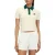 FILA Looknow Ribbed Polo Shirt Antique White