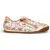 Laura Vita Tivanao-05 dames sneakers met roze bloemenprint en ritssluiting, gemaakt van leer.