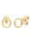 ELLI PREMIUM Oorbellen ‘Kreis’  goud