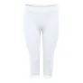 ONLY CARMAKOMA 3/4 legging CARTIME met kant wit