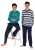 LE JOGGER Set  nachtblauw / petrol / wit