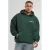 Prohibited oversized hoodie met backprint – groen