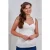 Jade top in wit