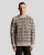 Lyle & Scott geborstelde intarsia gebreide trui met ronde hals – grijs