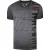 T-shirt met V-hals en logo-print aan de zijkant