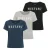MUSTANG Shirt  blauw / grijs / zwart