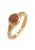 Haze&Glory Ring  bruin / goud