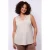 Exxcellent Plus Size top – zand