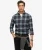 Katoenen Lumberjack Overhemd met Lange Mouwen Blauw