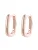 Hey Happiness Oorbellen ‘Ellipse’  rose-goud