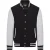 Letterman honkbalwollen leren Varsity-bomberjack – Genua