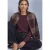 Gebreid vest met ronde hals