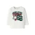 NAME IT MINI rechtvallende longsleeve met print – wit
