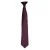 Premier Kleuren Heren Satin Clip Tie (Aubergine)