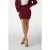 GUESS Marciano By  Amelia A Shape Skirt Sweater Dark Jam Red