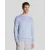 Men’s Lyle And Scott Tonal Superfine Cotton Crew Neck Jumper in Blue