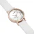 Cluse Witte Leren Dress Horloge