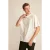 Oversized T-shirt met ronde hals en ribstructuur