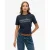 Metallisch casual T-shirt voor dames Superdry Venue