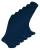 Sock Snob – 6 Paar Multipack Dames Extra Lange Bamboe Sokken Ademende Kniekousen – Marine