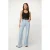 Lois high waist flared jeans light blue denim