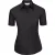 Russell Collection Dames/Dames Poplin Easy-Care Overhemd met Korte Mouwen (Zwart)