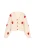 MYMO Gebreid vest ‘Young Fashion’  donkergroen / rood / wolwit