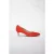 LK Bennett Audrey Kitten Heel Aurora Red