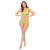 Be You Dames/dames Bikinibroekje met structuur (Kalk)