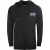 Cavalli Class gebloemd vet logo zwarte hoodie met rits