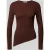 Topshop Shirt met lange mouwen in asymmetrische look model ‘RIA’