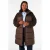 Zizzi Plus Size pufferjas – bruin