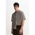 Heren Geometrisch Textuur Korte Mouwen Shirt