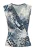 LASCANA Top  beige / blauw / marine / wit