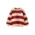 Mango Kids gestreepte sweater met borduursels – bruin/rood