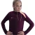 Nike Kinder-Swoosh-trui met kwartritssluiting van drillstof (Bordeaux)