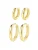 Hey Happiness Oorbel ‘Poise’  goud
