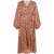 IZIA Maxi-jurk met print Dames Camel Veelkleurig