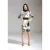 Punto di Roma Jurk met print en riem