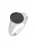 KUZZOI Ring  zwart / zilver