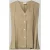 Ichi Bodywarmer van mix van linnen en viscose model ‘LINNO’