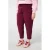 MS Mode tapered high waist casual broek aubergine